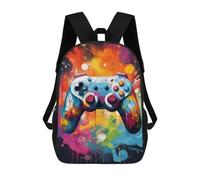 sinyumoney Mochilas Infantiles Impresas En 3D Colorful Gaming Controller Art Mochilas Para Libros Para Niños Y Niñas Mochila Escolar Infantil Con Bolsillos Grandes Para Niños 17inch