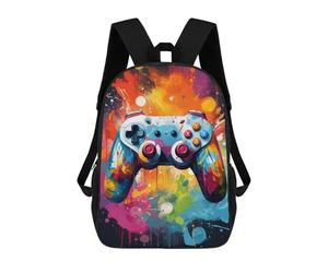sinyumoney Mochilas Infantiles Impresas En 3D Colorful Gaming Controller Art Mochilas Para Libros Para Niños Y Niñas Mochila Escolar Infantil Con Bolsillos Grandes Para Niños 17inch