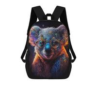 sinyumoney Mochilas Infantiles Impresas En 3D Colorful Koala Art Print Mochilas Mochilas De Moda Casual Mochila De Día Bonitas Bolsas De Viaje Mochila Casual Para Exteriores Para Niño Y Niña