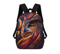 sinyumoney Mochilas Infantiles Impresas En 3D Colorful Owl Artwork Mochilas Mochilas De Moda Casual Mochila De Día Bonitas Bolsas De Viaje Mochila Casual Para Exteriores Para Niño Y Niña