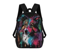 sinyumoney Mochilas Infantiles Impresas En 3D Colorful Splash Dog Art Print-6 Mochilas Mochilas De Moda Casual Mochila De Día Bonitas Bolsas De Viaje Mochila Casual Para Exteriores Para Niño Y Niña