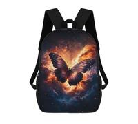 sinyumoney Mochilas Infantiles Impresas En 3D Cosmic Butterfly Wallpaper Mochilas Mochilas De Moda Casual Mochila De Día Bonitas Bolsas De Viaje Mochila Casual Para Exteriores Para Niño Y Niña