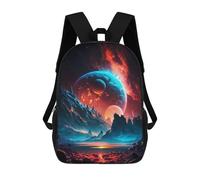sinyumoney Mochilas Infantiles Impresas En 3D Cosmic Planet Spectacle Mochilas Escolares Para Niños Y Niñas Mochilas De Viaje Bolsas Para Libros Para La Escuela O Viajes 17inch