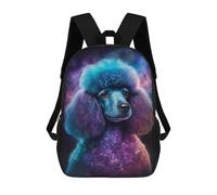 sinyumoney Mochilas Infantiles Impresas En 3D Cosmic Poodle Art Print-6 Mochilas Mochilas De Moda Casual Mochila De Día Bonitas Bolsas De Viaje Mochila Casual Para Exteriores Para Niño Y Niña