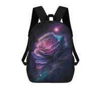 sinyumoney Mochilas Infantiles Impresas En 3D Cosmic Rose Bloom-1 Mochilas Mochilas De Moda Casual Mochila De Día Bonitas Bolsas De Viaje Mochila Casual Para Exteriores Para Niño Y Niña
