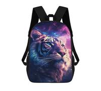 sinyumoney Mochilas Infantiles Impresas En 3D Cosmic Tiger Portrait-2 Mochilas Mochilas De Moda Casual Mochila De Día Bonitas Bolsas De Viaje Mochila Casual Para Exteriores Para Niño Y Niña
