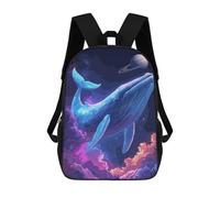 sinyumoney Mochilas Infantiles Impresas En 3D Cosmic Whale in Nebula Mochilas Mochilas De Moda Casual Mochila De Día Bonitas Bolsas De Viaje Mochila Casual Para Exteriores Para Niño Y Niña