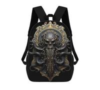 sinyumoney Mochilas Infantiles Impresas En 3D Cthulhu Horror Art Deco Mochilas Mochilas De Moda Casual Mochila De Día Bonitas Bolsas De Viaje Mochila Casual Para Exteriores Para Niño Y Niña