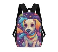 sinyumoney Mochilas Infantiles Impresas En 3D Cute Puppy Mochilas Para Libros Para Niños Y Niñas Mochila Escolar Infantil Con Bolsillos Grandes Para Niños 17inch