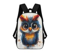 sinyumoney Mochilas Infantiles Impresas En 3D Cute Watercolor Owl Mochilas Escolares Para Niños Y Niñas Mochilas De Viaje Bolsas Para Libros Para La Escuela O Viajes 17inch