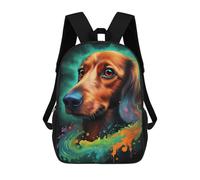 sinyumoney Mochilas Infantiles Impresas En 3D Dachshund Dog Dreamlike Mochilas Escolares Para Niños Y Niñas Mochilas De Viaje Bolsas Para Libros Para La Escuela O Viajes 17inch
