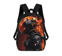 sinyumoney Mochilas Infantiles Impresas En 3D Dissolving Astronaut Mochilas Escolares Para Niños Y Niñas Mochilas De Viaje Bolsas Para Libros Para La Escuela O Viajes 17inch