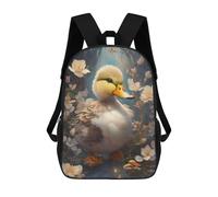sinyumoney Mochilas Infantiles Impresas En 3D Duckling in A Dreamy Garden Mochilas Para Libros Para Niños Y Niñas Mochila Escolar Infantil Con Bolsillos Grandes Para Niños 17inch