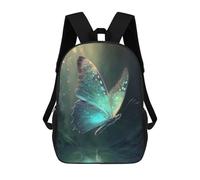 sinyumoney Mochilas Infantiles Impresas En 3D Enchanted Butterfly Flight Mochila Escolar Infantil Linda Mochila Informal Para Exteriores Para Niños Estudiantes De Secundaria 17inch