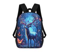 sinyumoney Mochilas Infantiles Impresas En 3D Enchanted Forest Deer-8 Mochilas Mochilas De Moda Casual Mochila De Día Bonitas Bolsas De Viaje Mochila Casual Para Exteriores Para Niño Y Niña