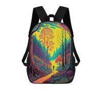 sinyumoney Mochilas Infantiles Impresas En 3D Enchanted Forest Pathway -8 Mochilas Para Libros Para Niños Y Niñas Mochila Escolar Infantil Con Bolsillos Grandes Para Niños 17inch