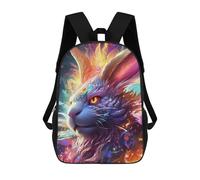 sinyumoney Mochilas Infantiles Impresas En 3D Enchanted Rabbit Portrait -1 Mochilas Escolares Para Niños Y Niñas Mochilas De Viaje Bolsas Para Libros Para La Escuela O Viajes 17inch