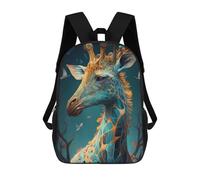 sinyumoney Mochilas Infantiles Impresas En 3D Fantasy Giraffe Portrait Mochila Escolar Infantil Linda Mochila Informal Para Exteriores Para Niños Estudiantes De Secundaria 17inch