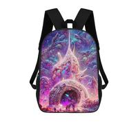 sinyumoney Mochilas Infantiles Impresas En 3D Fantasy Portal to Another World Mochilas Para Libros Para Niños Y Niñas Mochila Escolar Infantil Con Bolsillos Grandes Para Niños 17inch