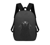 sinyumoney Mochilas Infantiles Impresas En 3D Flat-coated Retriever Photography Mochilas Para Libros Para Niños Y Niñas Mochila Escolar Infantil Con Bolsillos Grandes Para Niños 17inch