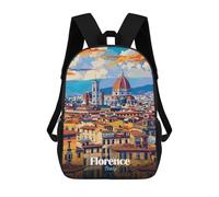 sinyumoney Mochilas Infantiles Impresas En 3D Florence Cityscape Mochila Escolar Infantil Linda Mochila Informal Para Exteriores Para Niños Estudiantes De Secundaria 17inch