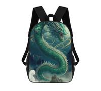sinyumoney Mochilas Infantiles Impresas En 3D Flying Dragon Mochilas Mochilas De Moda Casual Mochila De Día Bonitas Bolsas De Viaje Mochila Casual Para Exteriores Para Niño Y Niña
