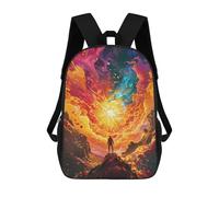 sinyumoney Mochilas Infantiles Impresas En 3D Galactic Awakening Mochilas Para Libros Para Niños Y Niñas Mochila Escolar Infantil Con Bolsillos Grandes Para Niños 17inch