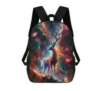 sinyumoney Mochilas Infantiles Impresas En 3D Galactic Guardian Deer Mochilas Escolares Para Niños Y Niñas Mochilas De Viaje Bolsas Para Libros Para La Escuela O Viajes 17inch