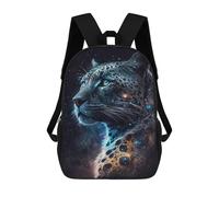 sinyumoney Mochilas Infantiles Impresas En 3D Galactic Leopard Majesty -1 Mochilas Mochilas De Moda Casual Mochila De Día Bonitas Bolsas De Viaje Mochila Casual Para Exteriores Para Niño Y Niña