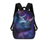 sinyumoney Mochilas Infantiles Impresas En 3D Galactic Rhino Profile-7 Mochilas Mochilas De Moda Casual Mochila De Día Bonitas Bolsas De Viaje Mochila Casual Para Exteriores Para Niño Y Niña