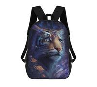 sinyumoney Mochilas Infantiles Impresas En 3D Galactic Tiger Majesty -1 Mochilas Mochilas De Moda Casual Mochila De Día Bonitas Bolsas De Viaje Mochila Casual Para Exteriores Para Niño Y Niña