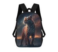 sinyumoney Mochilas Infantiles Impresas En 3D Galactic Tiger Majesty Mochilas Mochilas De Moda Casual Mochila De Día Bonitas Bolsas De Viaje Mochila Casual Para Exteriores Para Niño Y Niña