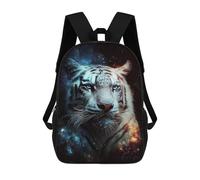 sinyumoney Mochilas Infantiles Impresas En 3D Galactic Tiger Portrait -7 Mochilas Mochilas De Moda Casual Mochila De Día Bonitas Bolsas De Viaje Mochila Casual Para Exteriores Para Niño Y Niña