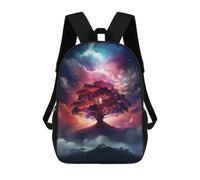 sinyumoney Mochilas Infantiles Impresas En 3D Galactic Tree of Life -2 Mochilas Mochilas De Moda Casual Mochila De Día Bonitas Bolsas De Viaje Mochila Casual Para Exteriores Para Niño Y Niña