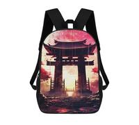 sinyumoney Mochilas Infantiles Impresas En 3D Gate of The Rising Moon Mochila Escolar Infantil Linda Mochila Informal Para Exteriores Para Niños Estudiantes De Secundaria 17inch