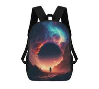 sinyumoney Mochilas Infantiles Impresas En 3D Gateway to The Cosmos Mochila Escolar Infantil Linda Mochila Informal Para Exteriores Para Niños Estudiantes De Secundaria 17inch