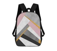 sinyumoney Mochilas Infantiles Impresas En 3D Geometric Textures XVII Mochila Escolar Infantil Linda Mochila Informal Para Exteriores Para Niños Estudiantes De Secundaria 17inch