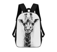 sinyumoney Mochilas Infantiles Impresas En 3D Giraffe Beauty Watercolor Mochila Escolar Infantil Linda Mochila Informal Para Exteriores Para Niños Estudiantes De Secundaria 17inch