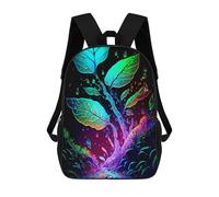 sinyumoney Mochilas Infantiles Impresas En 3D Glowing Forest Path Mochila Escolar Infantil Linda Mochila Informal Para Exteriores Para Niños Estudiantes De Secundaria 17inch