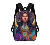 sinyumoney Mochilas Infantiles Impresas En 3D Goddess of Ethereal Light Mochila Escolar Infantil Linda Mochila Informal Para Exteriores Para Niños Estudiantes De Secundaria 17inch