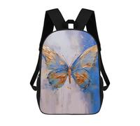 sinyumoney Mochilas Infantiles Impresas En 3D Golden Butterfly Mochilas Mochilas De Moda Casual Mochila De Día Bonitas Bolsas De Viaje Mochila Casual Para Exteriores Para Niño Y Niña