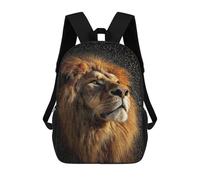 sinyumoney Mochilas Infantiles Impresas En 3D Golden Lion Majesty -3 Mochilas Mochilas De Moda Casual Mochila De Día Bonitas Bolsas De Viaje Mochila Casual Para Exteriores Para Niño Y Niña