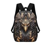 sinyumoney Mochilas Infantiles Impresas En 3D Golden Phoenix God Mochila Escolar Infantil Linda Mochila Informal Para Exteriores Para Niños Estudiantes De Secundaria 17inch