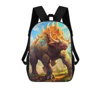 sinyumoney Mochilas Infantiles Impresas En 3D Golden Spiked Beast in Wildscape Mochila Escolar Infantil Linda Mochila Informal Para Exteriores Para Niños Estudiantes De Secundaria 17inch