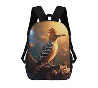 sinyumoney Mochilas Infantiles Impresas En 3D Hoopoe A Colorful Bird Mochilas Para Libros Para Niños Y Niñas Mochila Escolar Infantil Con Bolsillos Grandes Para Niños 17inch