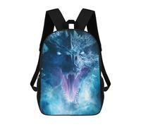 sinyumoney Mochilas Infantiles Impresas En 3D Ice Dragons Blizzard Roar Mochilas Escolares Para Niños Y Niñas Mochilas De Viaje Bolsas Para Libros Para La Escuela O Viajes 17inch