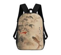 sinyumoney Mochilas Infantiles Impresas En 3D Japanese Fish 4 Mochilas Para Libros Para Niños Y Niñas Mochila Escolar Infantil Con Bolsillos Grandes Para Niños 17inch