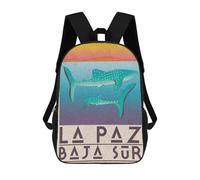sinyumoney Mochilas Infantiles Impresas En 3D La Paz Baja Sur Mochila Escolar Infantil Linda Mochila Informal Para Exteriores Para Niños Estudiantes De Secundaria 17inch