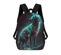 sinyumoney Mochilas Infantiles Impresas En 3D Labrador Retriever Dog Mochila Escolar Infantil Linda Mochila Informal Para Exteriores Para Niños Estudiantes De Secundaria 17inch