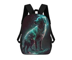 sinyumoney Mochilas Infantiles Impresas En 3D Labrador Retriever Dog Mochila Escolar Infantil Linda Mochila Informal Para Exteriores Para Niños Estudiantes De Secundaria 17inch